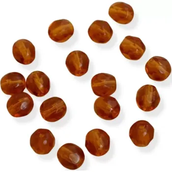 Korálek Korálky broušené topazové 5mm – 40 ks