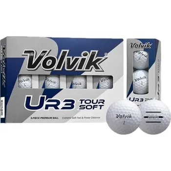 Golfový míček Golfové míčky VOLVIK GB VV UR3 TOUR SOFT 12KS UNI Bílá