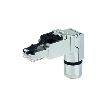 Konektor TELEGÄRTNER 100023063 (J00026A4002) Bezlisovací konektor RJ45 MFP8-4x90 PROFINET, AWG24/1–AWG22/1, AWG27/7–AWG22/7