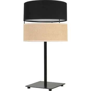 Lampička Stolní lampa Light Home JUTA béžová, černá 60 W