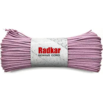 Příze RADKAR šňůry na šití 5mm Old rose - 100m návin
