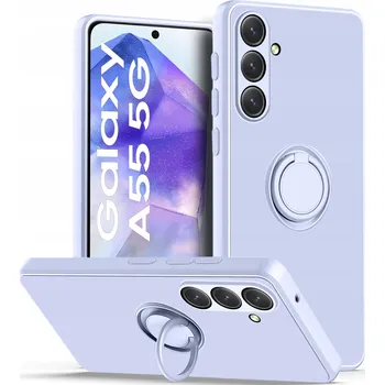 Pouzdro na mobilní telefon Zadní Kryt KrainaGSM pro Samsung, Galaxy A55 5G fialový