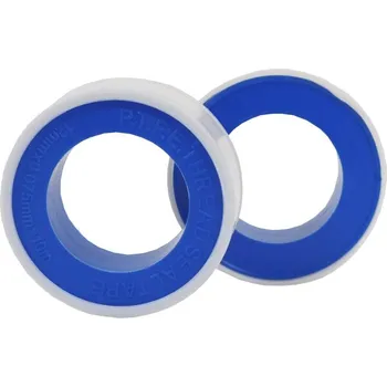 Toptrade Teflonová těsnící páska na plastové cívce 0,075mm x12mm/10m - balení 2 ks