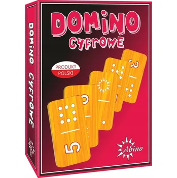 Desková hra DOMINO DIGITÁLNÍ plastové DESKOVÁ HRA pro DĚTI rodinná DOMINO Abino