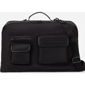 Kabelka TAŠKA KARL LAGERFELD K/ESSENTIAL NYLON WEEKENDER BLACK