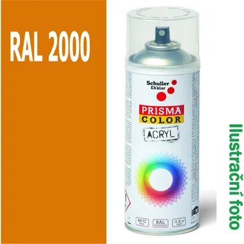 Barva ve spreji Schuller Eh'klar Sprej RAL 2000 barva žluto oranžová PRISMA COLOR 91305