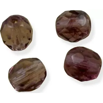 Korálek Korálky broušené světle fialové 7mm – 20 ks