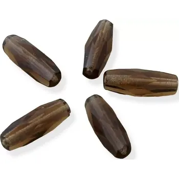 Korálek Korálky broušené hnědé – 15 ks