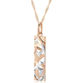 Náhrdelník Luxusní náhrdelník s kameny pozlacený 14K zlatem KI786 Délka: 50cm, Barva (Varianta): H1129