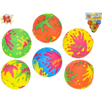 Dětský míč Sun Fun míčky do vody 5 cm 6 ks