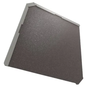 plechová krytina BELPROFILE Maloformátová krytina QUADRA BigStone RAL 8019 hnědá