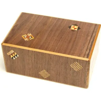 Hlavolam Japanese puzzle box 21steps brown