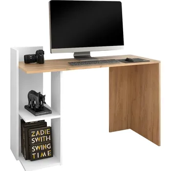 Psací stůl Tempo Kondela Alamein (dub artisan + bílá)