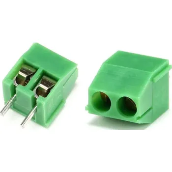 Svorkovnice do DPS 2P CY350-3.5-2P RM=3,5mm, zelená