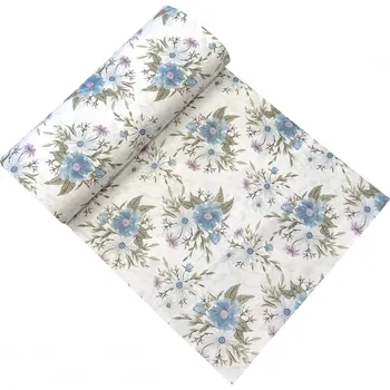 Bytový textil METRÁŽ Bavlněné plátno PROVENCE ELISA modrá, šíře 240cm