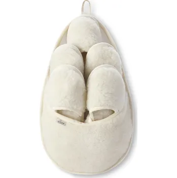 Chlapecké bačkory Wooline Sada pantoflí pro hosty krémově žlutá 37-45