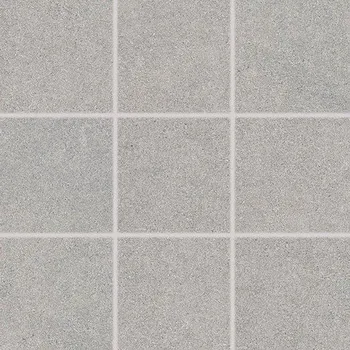 Dlažba Rako Block DAK11781, dlažba, šedá, matná, 10 x 10 x 0,9 cm