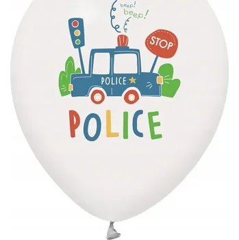 Balónek Dekorativní BALÓNKY na OSLAVU Ozdobné BALÓNKY k NAROZENINÁM Police 5 kusů