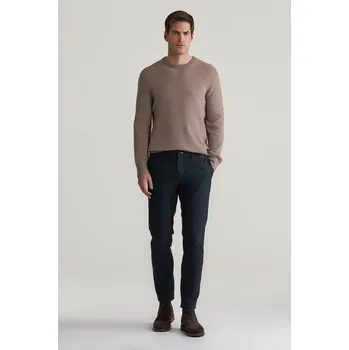 Pánské oblečení KALHOTY GANT SLIM CHINOS BLACK