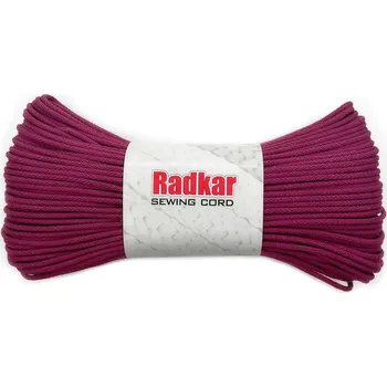 Příze RADKAR šňůry na šití 5mm Fuchsia - 100m návin