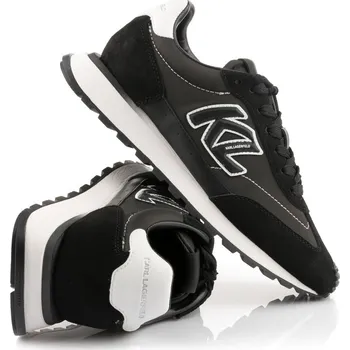 Dámské tenisky TENISKY KARL LAGERFELD KAIRO KL SIDETRIM LO MIX BLACK LTHR & TEXTILE