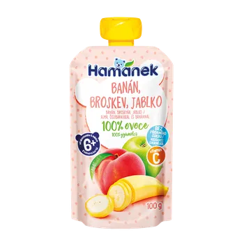 Hamánek Banán, broskev, jablko - 100 g