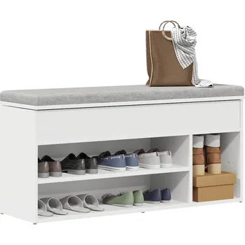 Botník Botník černý 102x30,5x45 cm kompozitní dřevo