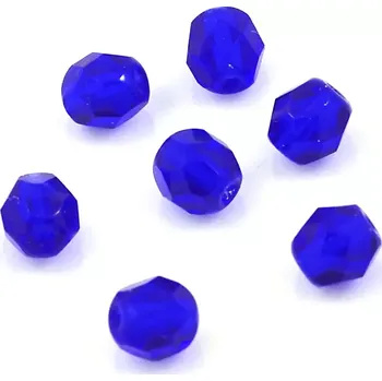 Korálek Broušené korálky 6mm tmavomodré – 30 ks