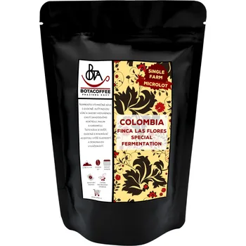 Káva BotaCoffee Colombia Finca Las Flores – Special Fermentation Microlot 2025 Velikost balení: 250 g, Zrnkovou nebo mletou?: Zrnková káva Red Bourbon, Washed, Huila, 1 730 m. n. m.