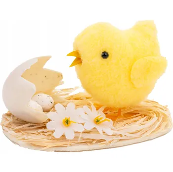 Obraz Dekorace "Kuře v hnízdě", Aliga, 7 cm