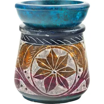 Aroma lampa Aromalampa kamenná 5Barev Květ 8 cm