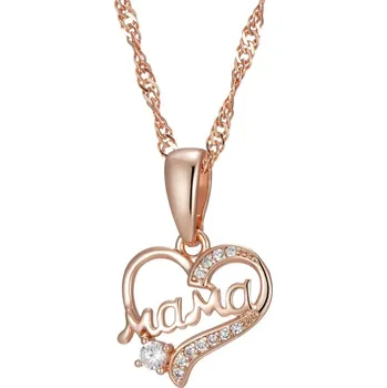 Náhrdelník Luxusní náhrdelník s kameny pozlacený 14K zlatem KI813 Barva (Varianta): H1862