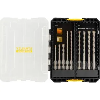 Vrták Stanley Příslušenství - 9dílná sada vrtáků do betonu a zdiva SDS Plus STA88562-XJ