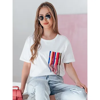 Dámská halenka Dámské tričko FROND RY2601 Barva: Bílá, Velikost: L/XL