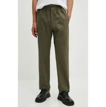 Bavlněné kalhoty A.P.C. pantalon chuck, 48, zelená, 87X