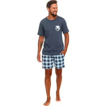 Pánské pyžamo Pánské pyžamo DOCTOR NAP PMB.4416 DEEP BLUE M 0