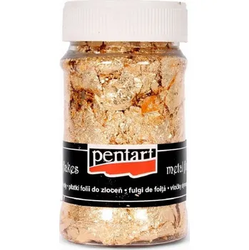 Metalické vločky do pryskyřice Barva: Zlatá