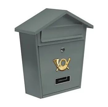 Sada nářadí Poštovní schránka se stříškou 380x320x105mm šedá