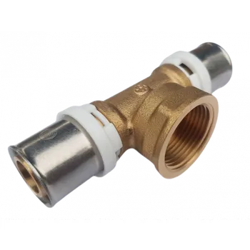 Fitinka AL-PEX lisovací redukovaný T-kus 26x1/2"Fx26 vnitřní