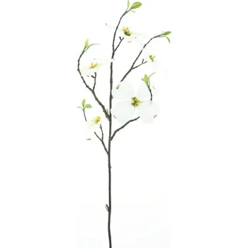 umělá květina umělá větev, Dřín (Dogwood) krémový V67,5 cm