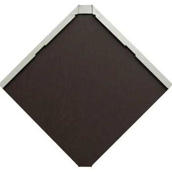 plechová krytina BELPROFILE Maloformátová krytina QUADRA Pladur Wrinkle RAL 8019 hnědá