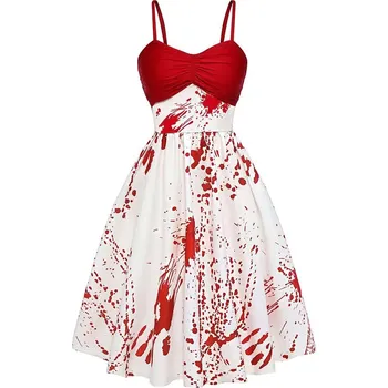 Dámské šaty Halloween šaty sáčkového střihu Velikost: XL, Barva (Varianta): 1484-006 dress