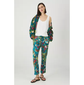 Dámské kalhoty Kalhoty Medicine dámské, zelená barva, medium waist RS25.SPD061 67A, vel. S