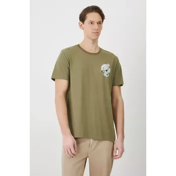 Pánské tričko Tričko Medicine pánské, zelená barva, s potiskem RS25.TSM520 91X, vel. L