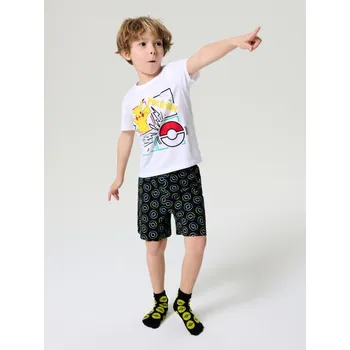 Dětská móda Sinsay - Pyžamová souprava Pokémon - bílá - 321CX-00X - 321CX-00X-104