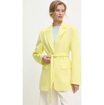 Dámské sako Sako Answear.LAB žlutá barva LD2217.HWK 11X, vel. M