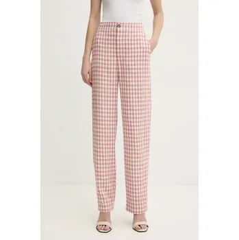 Dámské kalhoty Kalhoty s příměsí lnu Moschino Jeans 0307.3226 béžová 01X, vel. 38