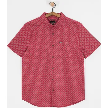 Pánská košile Brixton Charter Print (rust red/paisley) L, červená