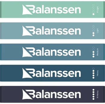 SADA 5 ODPOROVÝCH GUM NA CVIČENÍ LOOPblue BALANSSEN