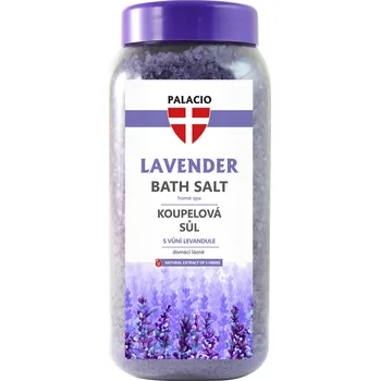 Koupelová sůl PALACIO Levandulová koupelová sůl, 900 g